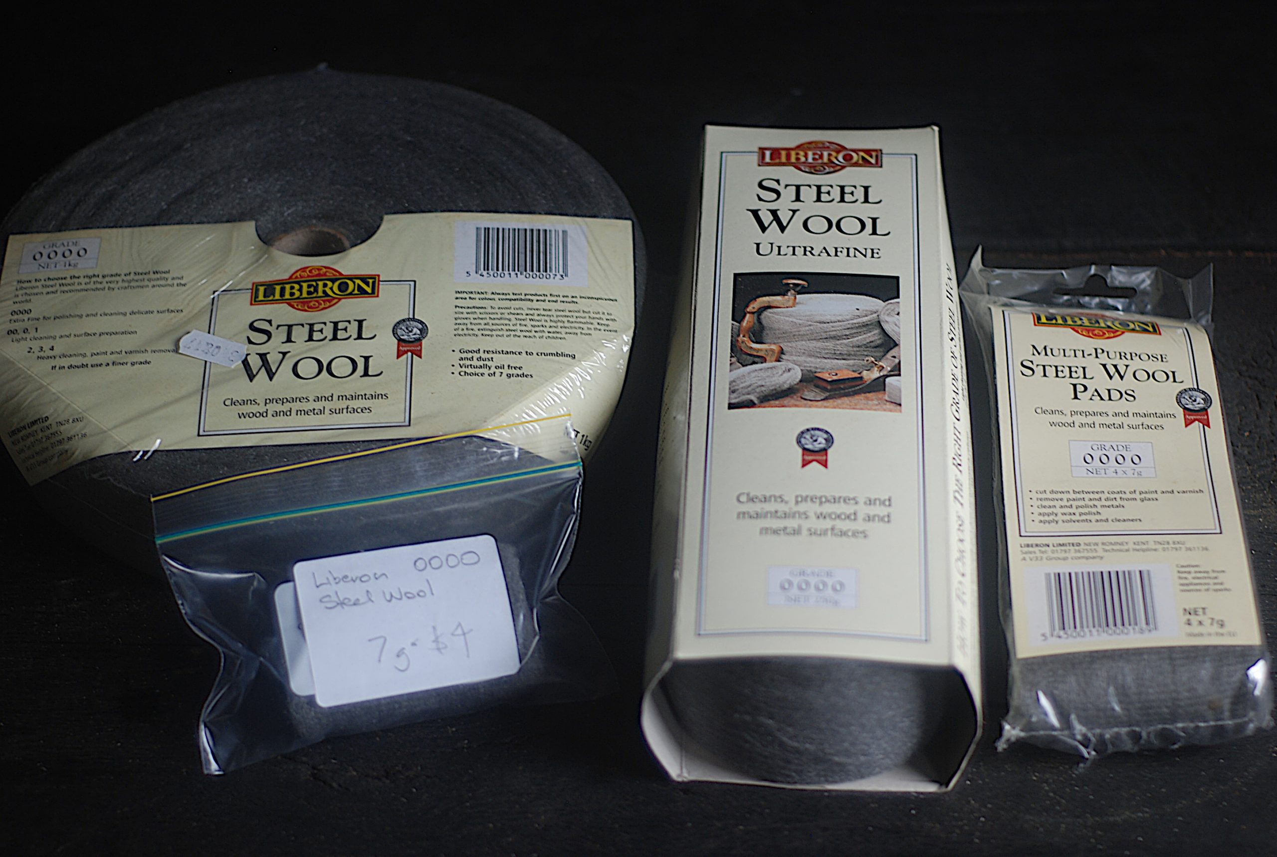 Liberon Steel Wool 0000 Dubbeld Wood Tools